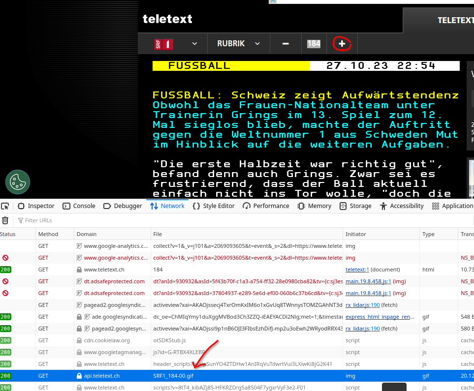 gif page created from api.teletext.ch